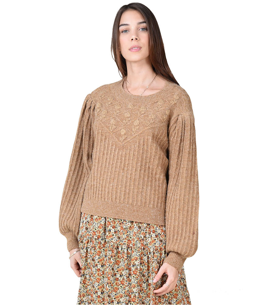 Maglione con ricami