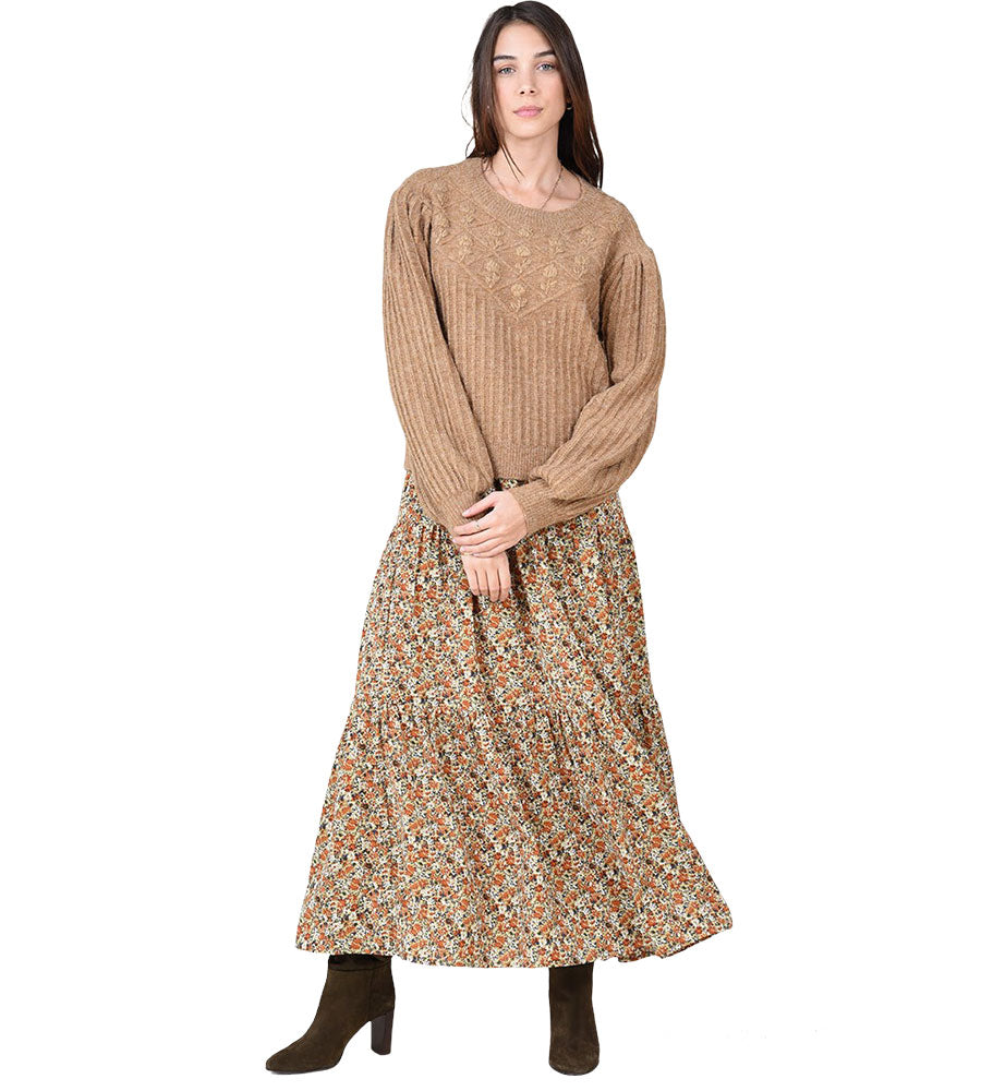 Maglione con ricami