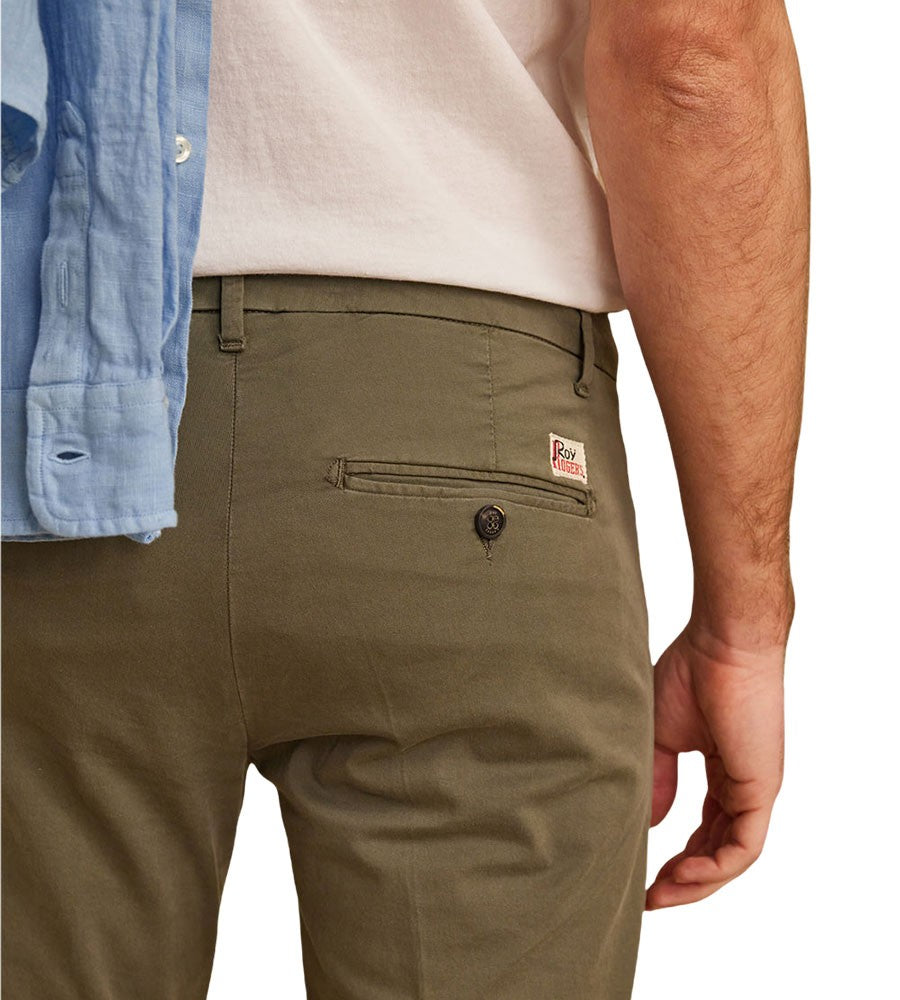 Pantaloni Roy Roger's New Rolf gabardina