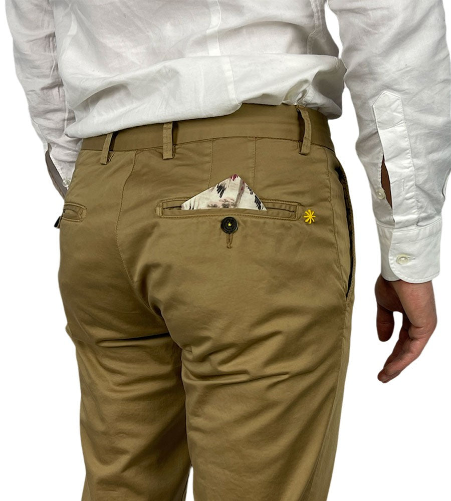 Pantaloni in cotone stretcch Manuel Ritz