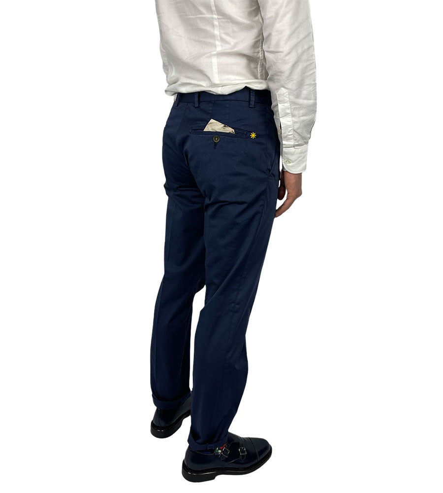 Pantaloni in cotone stretcch Manuel Ritz