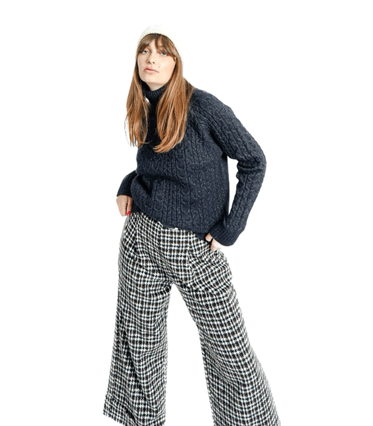 Maglione collo alto Donna Molly Bracken