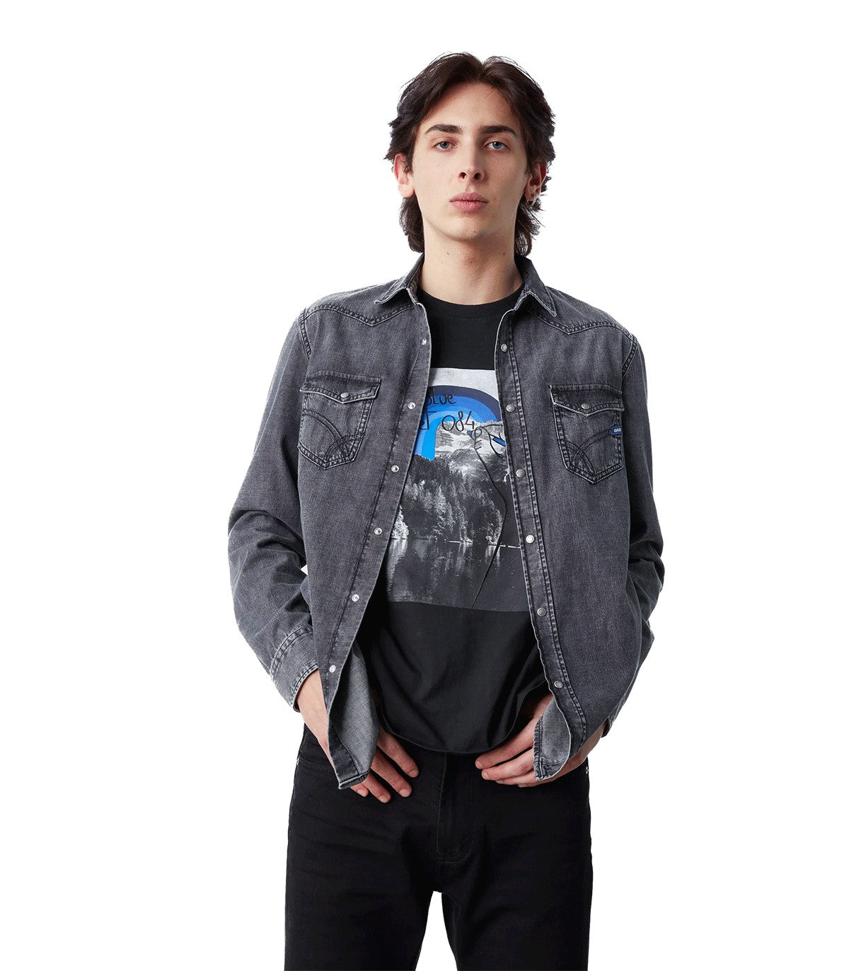 Camicia di jeans da Uomo