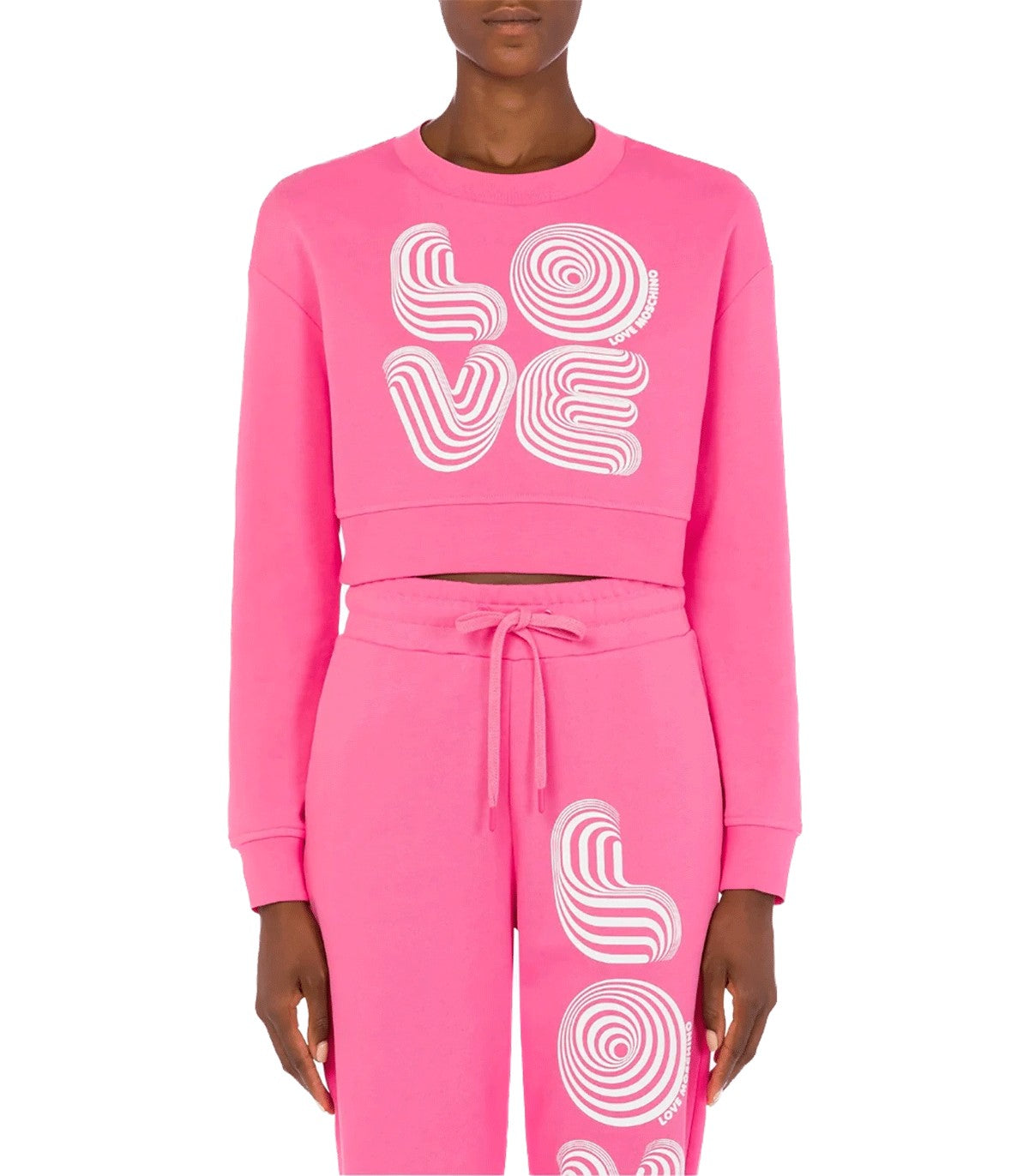 Felpa cropped da Donna