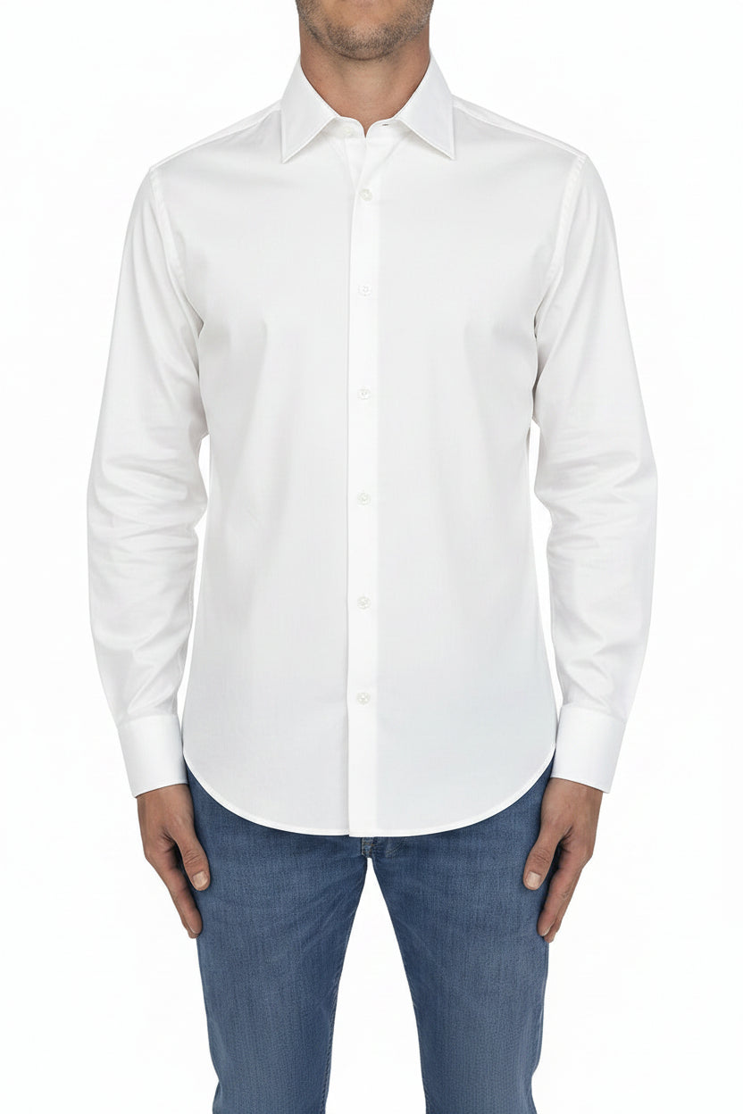 Camicia in popeline da uomo