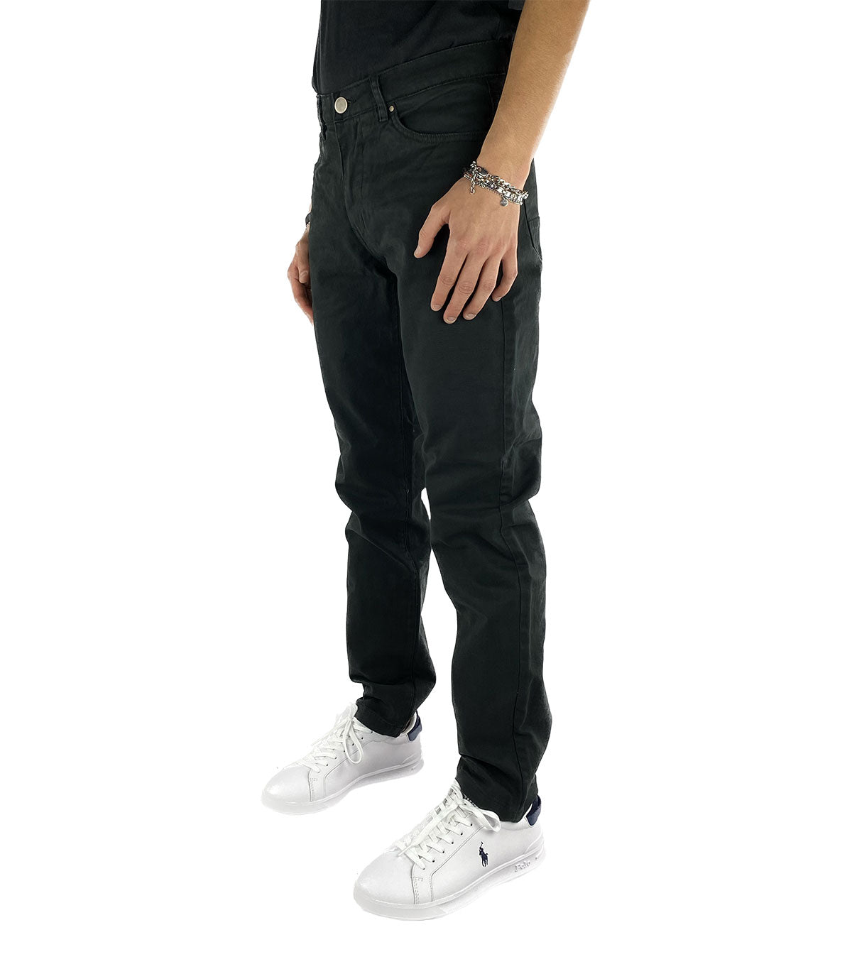 Pantaloni 5 tasche Uomo Borghese
