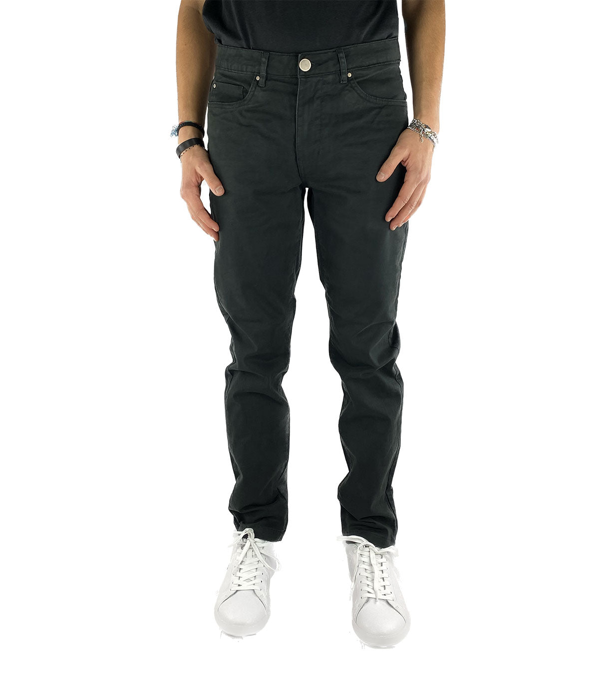 Pantaloni 5 tasche Uomo Borghese