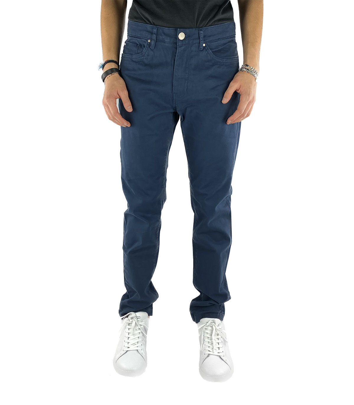 Pantaloni 5 tasche Uomo Borghese