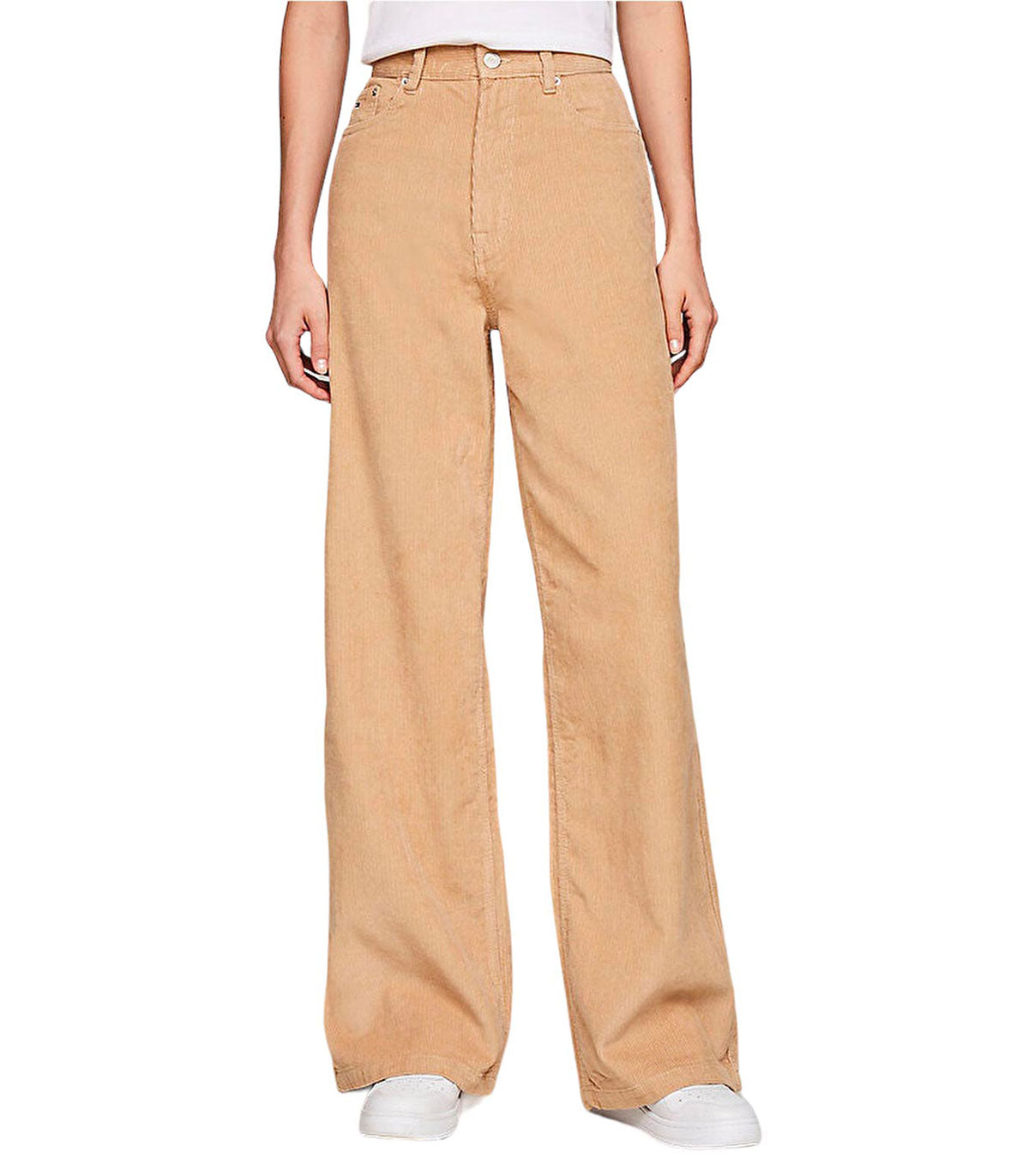 Pantaloni vita alta Tommy Jeans