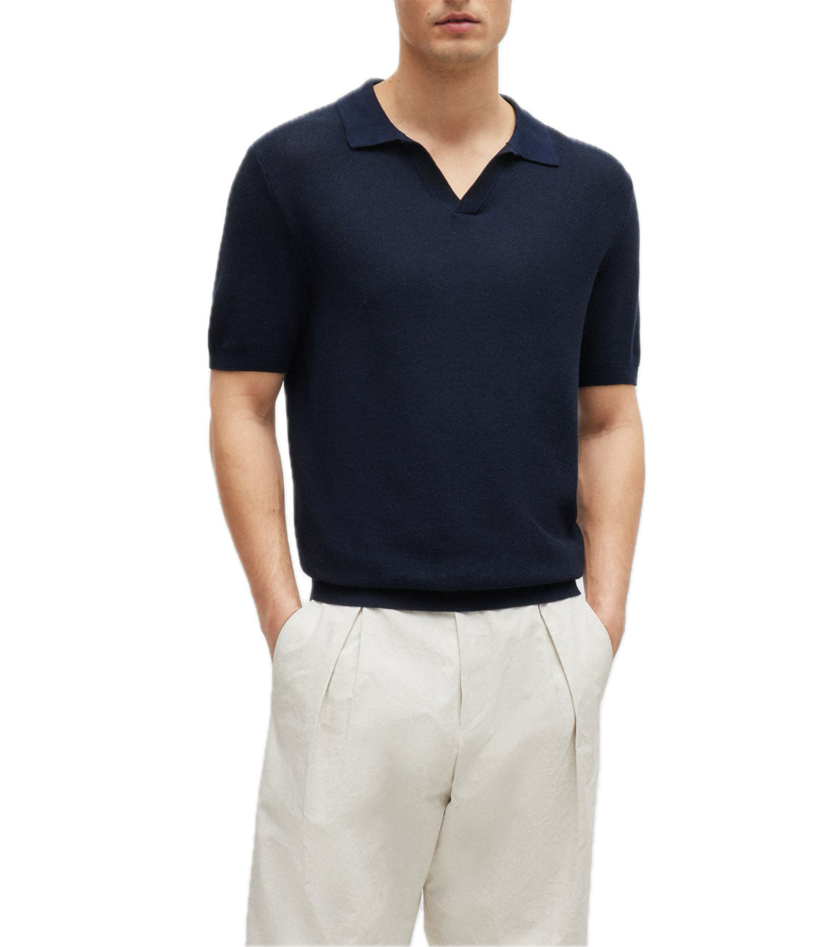 Polo in maglia Uomo Boss