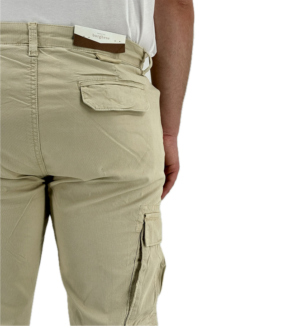Pantaloni Cargo Uomo Borghese