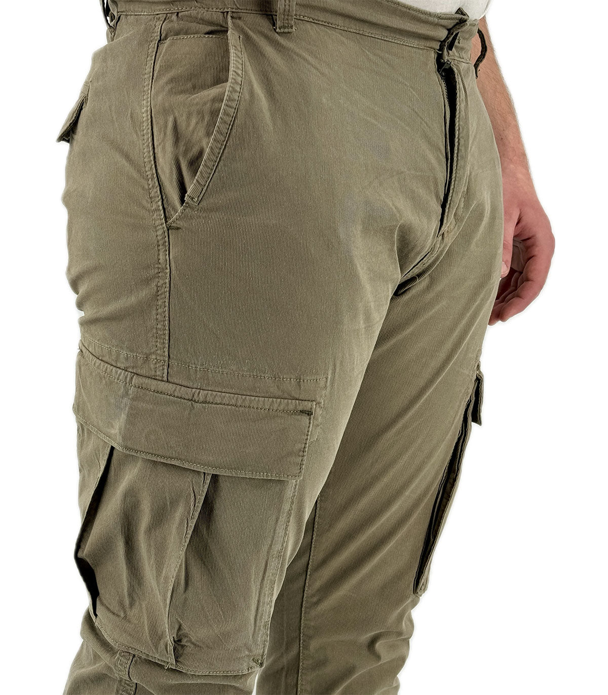 Pantaloni Cargo Uomo Borghese