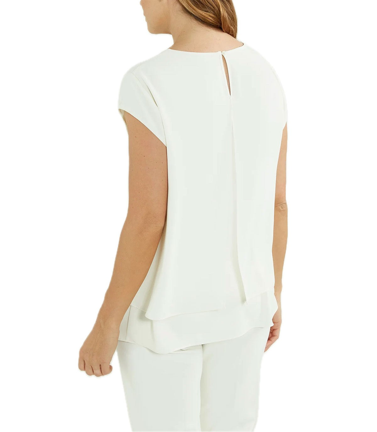 Top in georgette Donna Luisa Viola