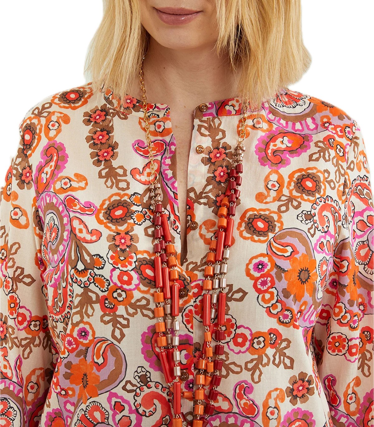 Camicia stampata Donna Luisa Viola