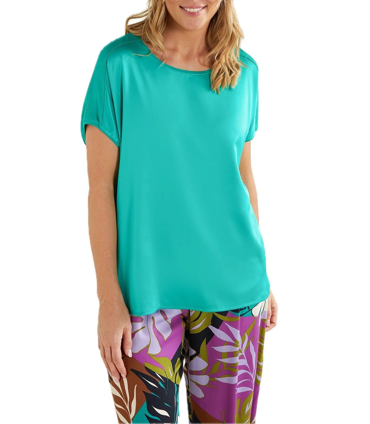 Top in raso Donna Luisa Viola