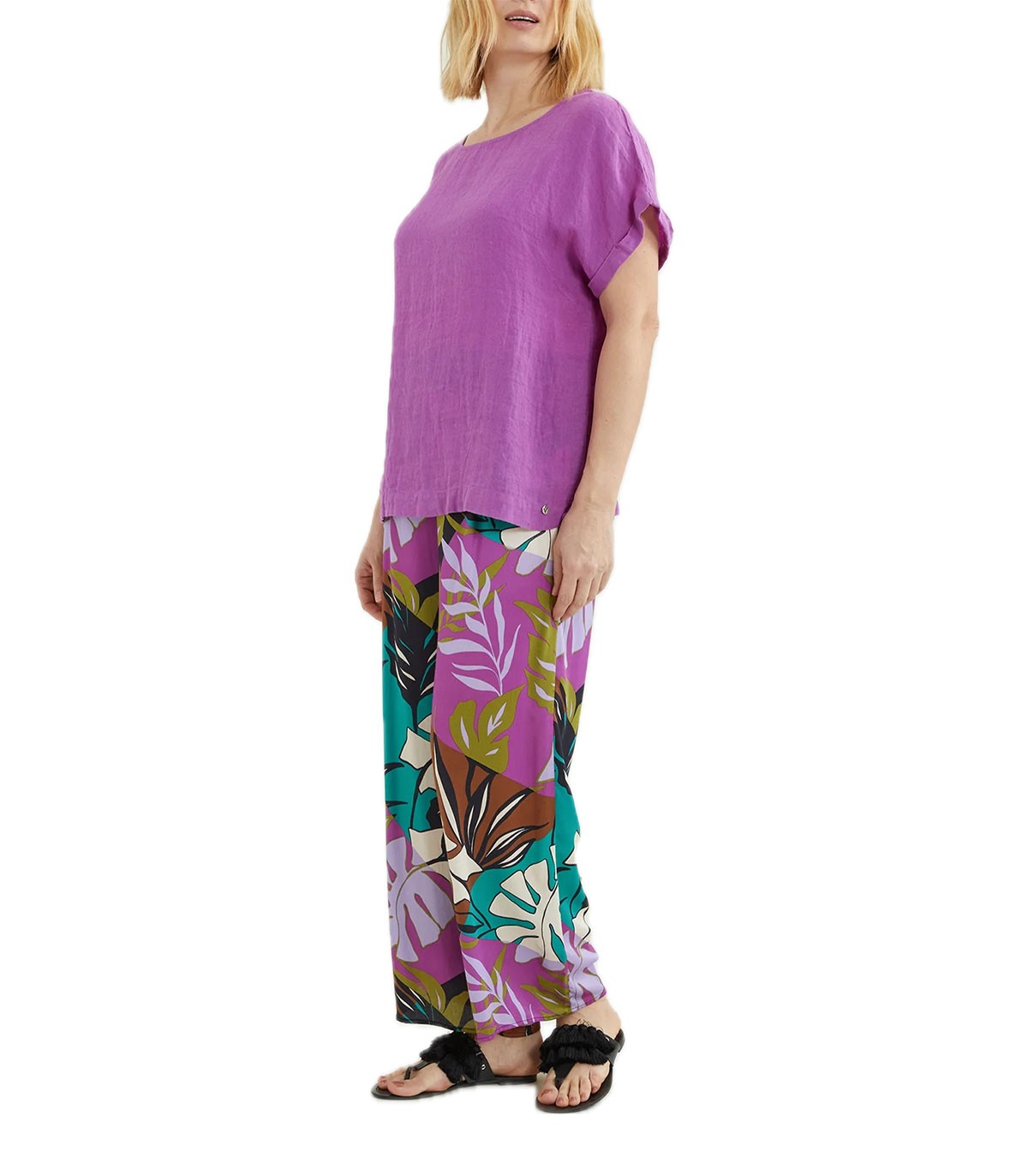 Pantaloni ampi Donna Luisa Viola