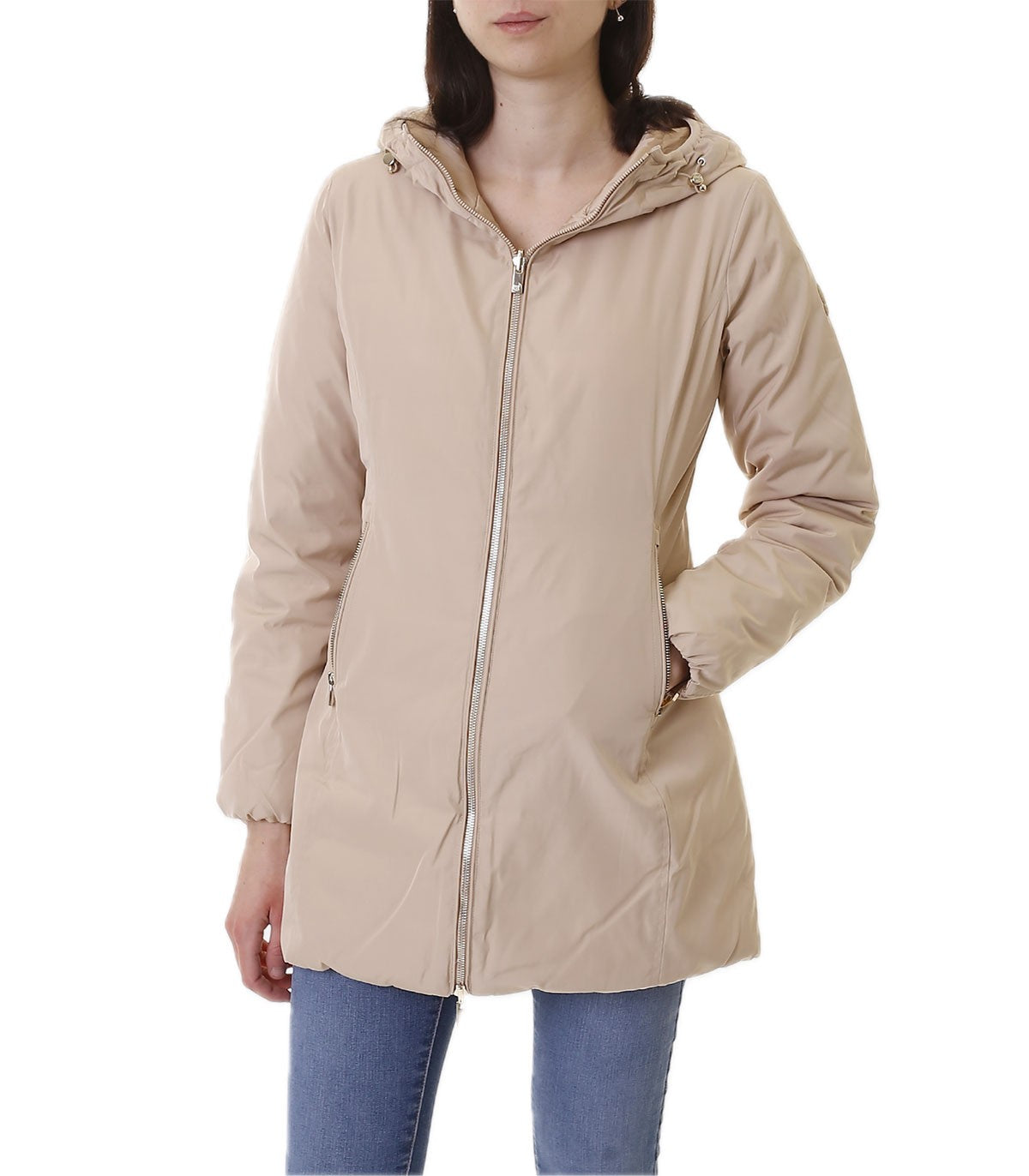 Piumino lungo reversibile Donna Ciesse