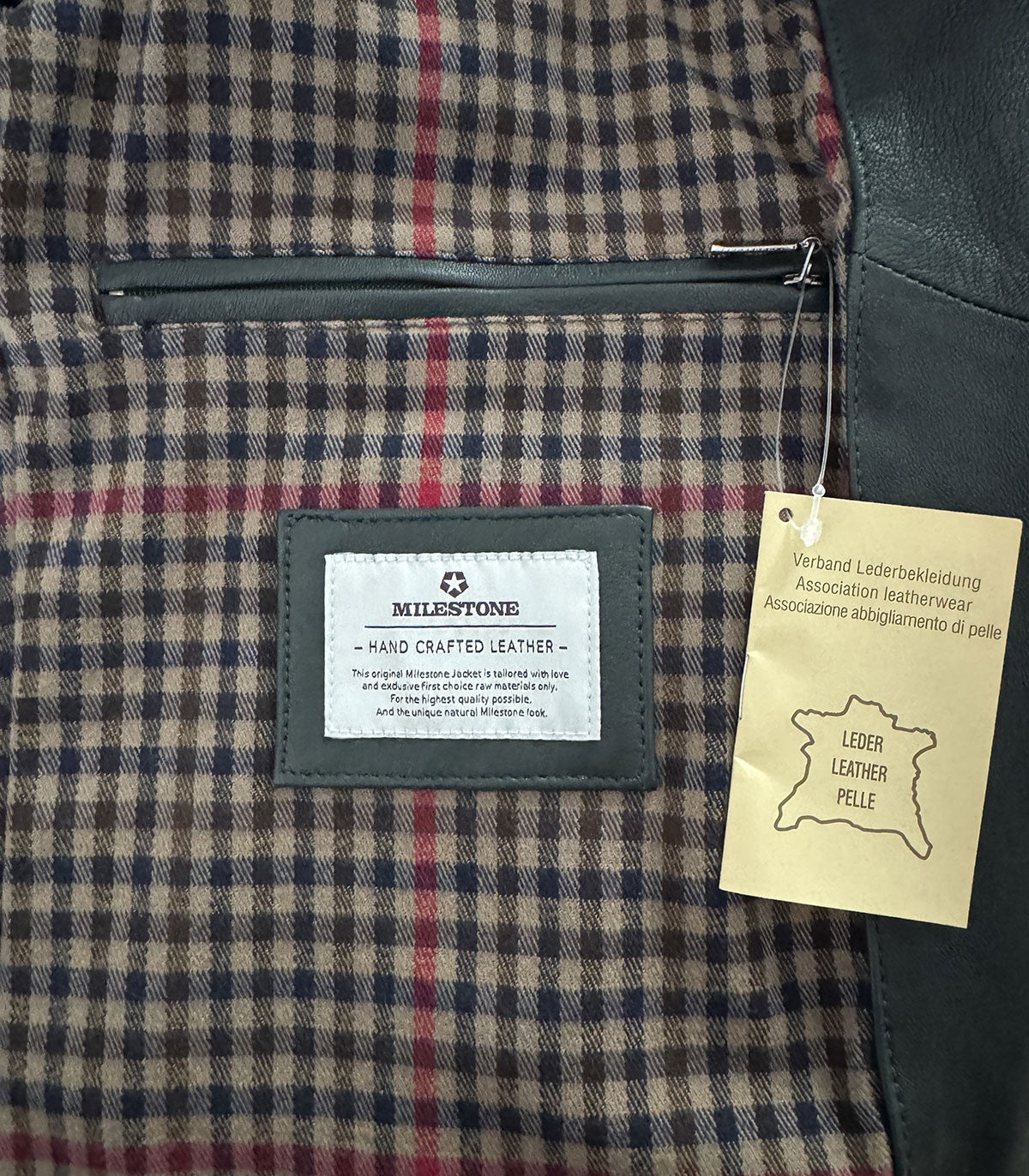 Giubbotto di pelle Uomo Milestone George