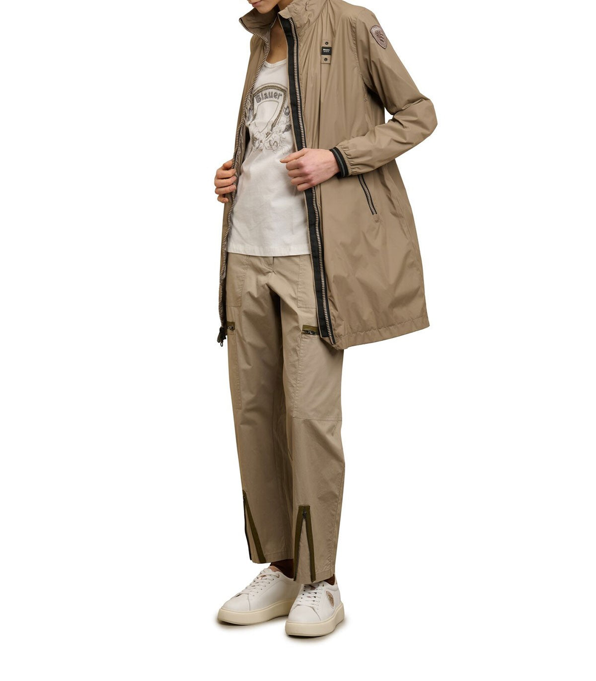 Trench Impermeabile Donna Blauer Marion