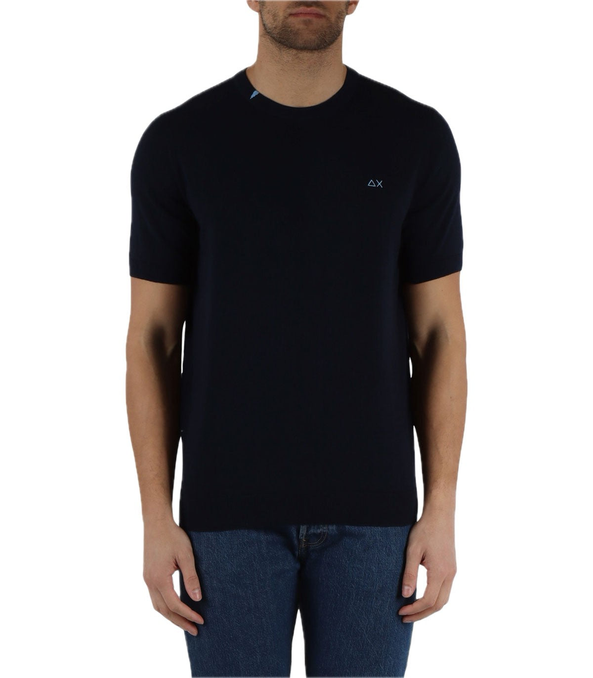 T-shirt in maglia Uomo Sun68 K35106