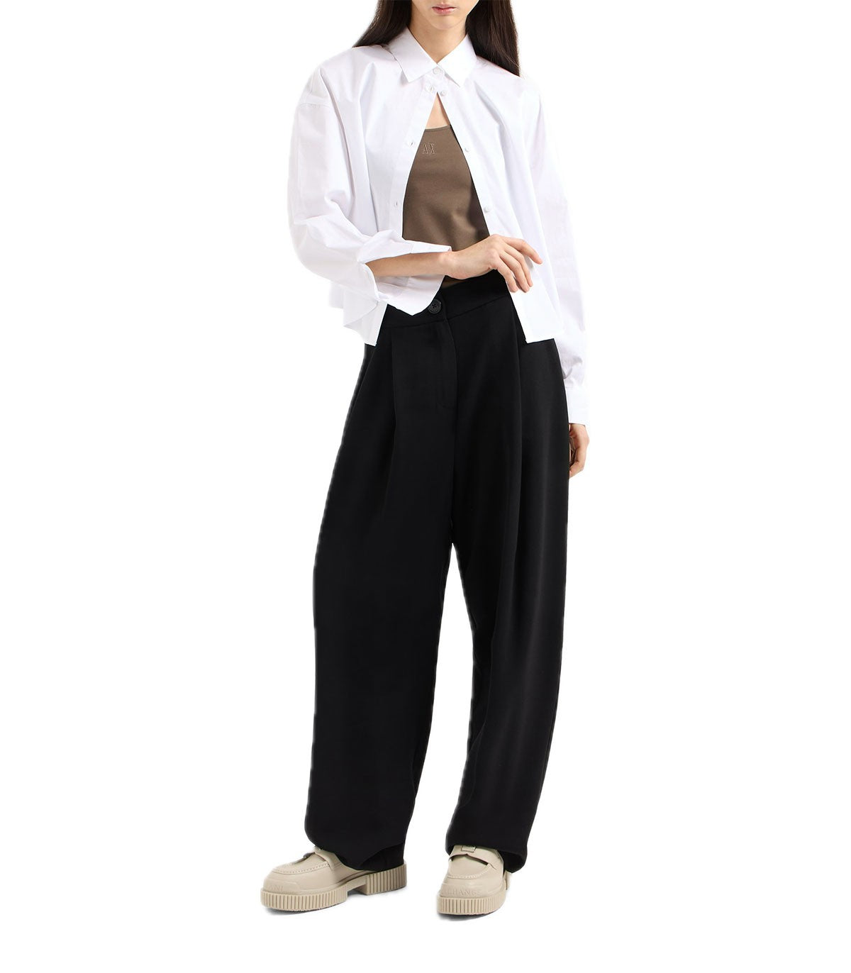 Camicia in popeline Donna Armani Exchang