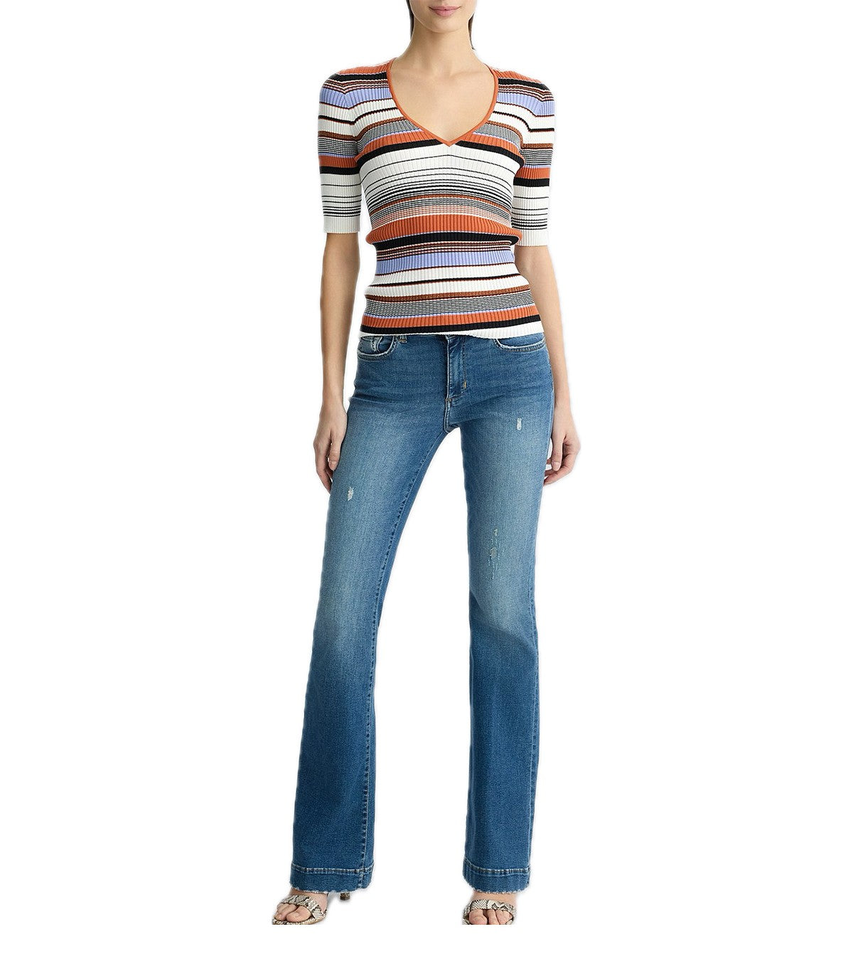 T-shirt in maglia Donna Liu Jo