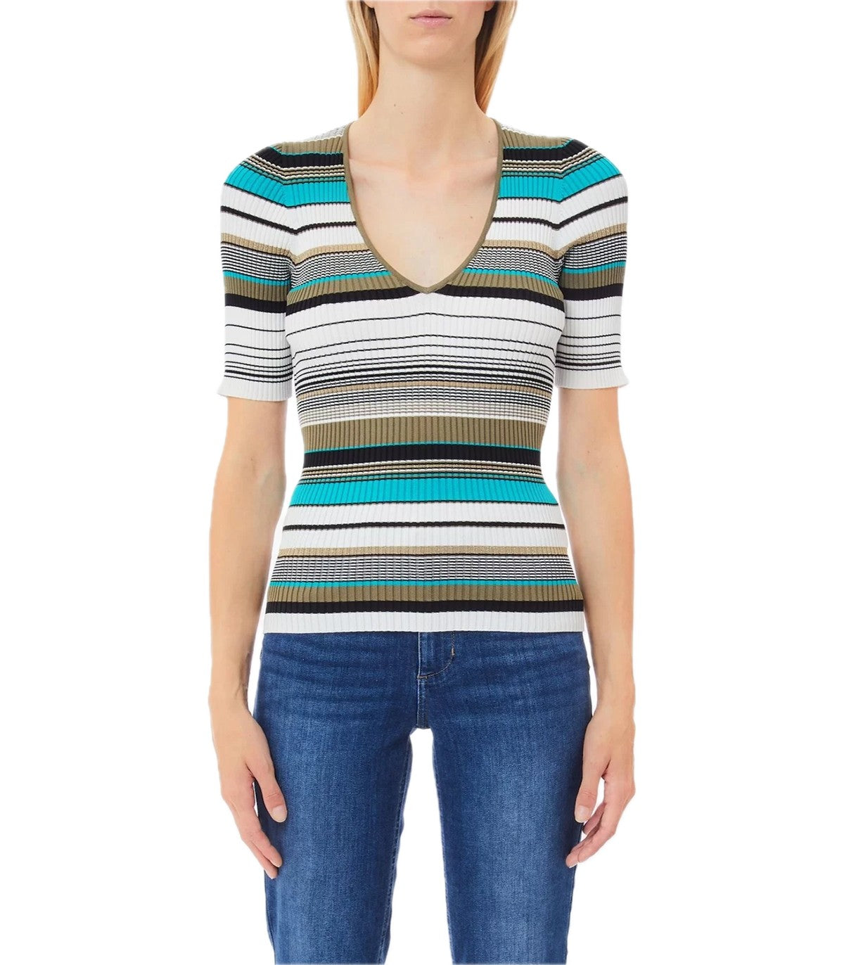 T-shirt in maglia Donna Liu Jo
