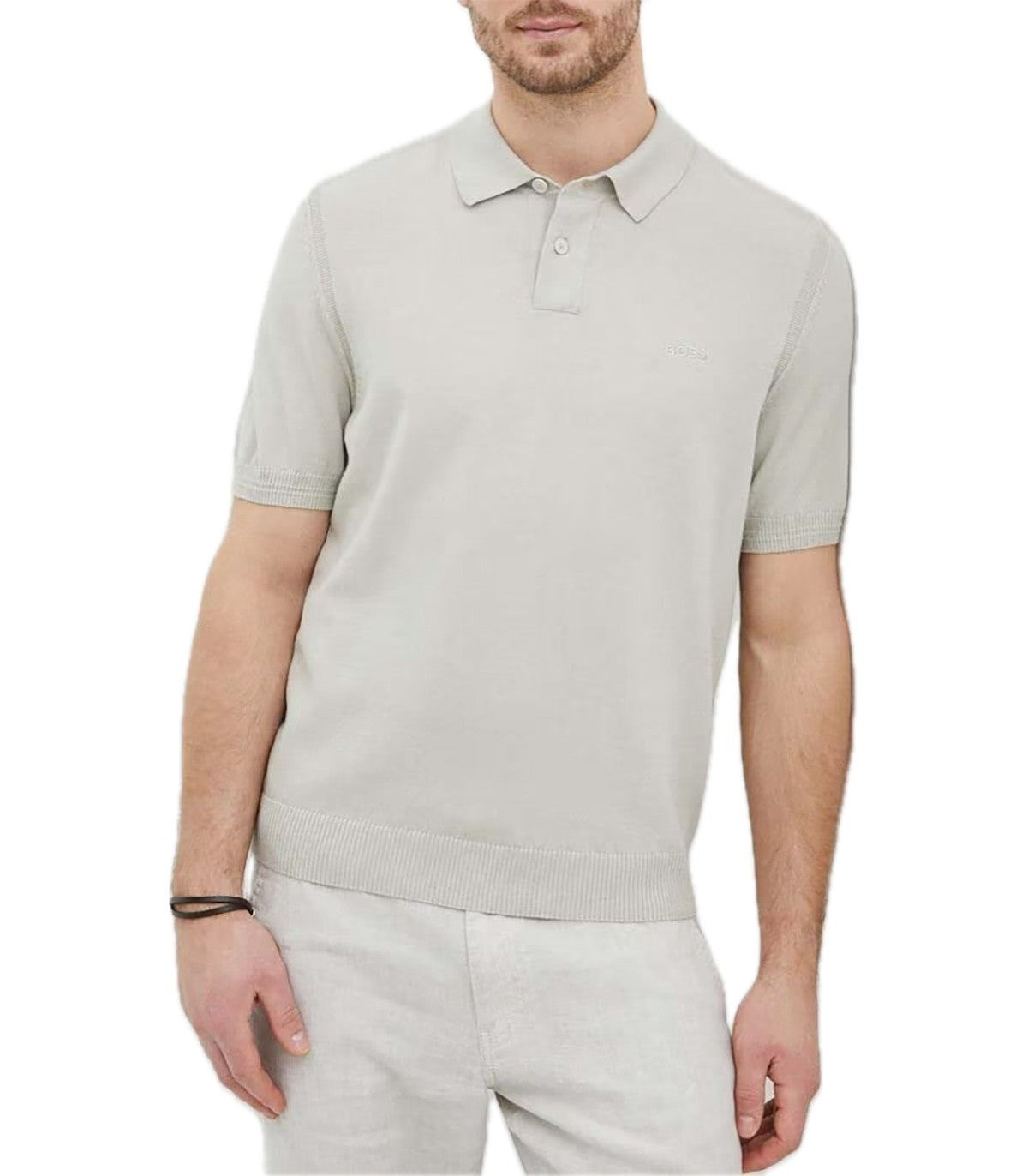 Polo in maglia Uomo Boss Asac
