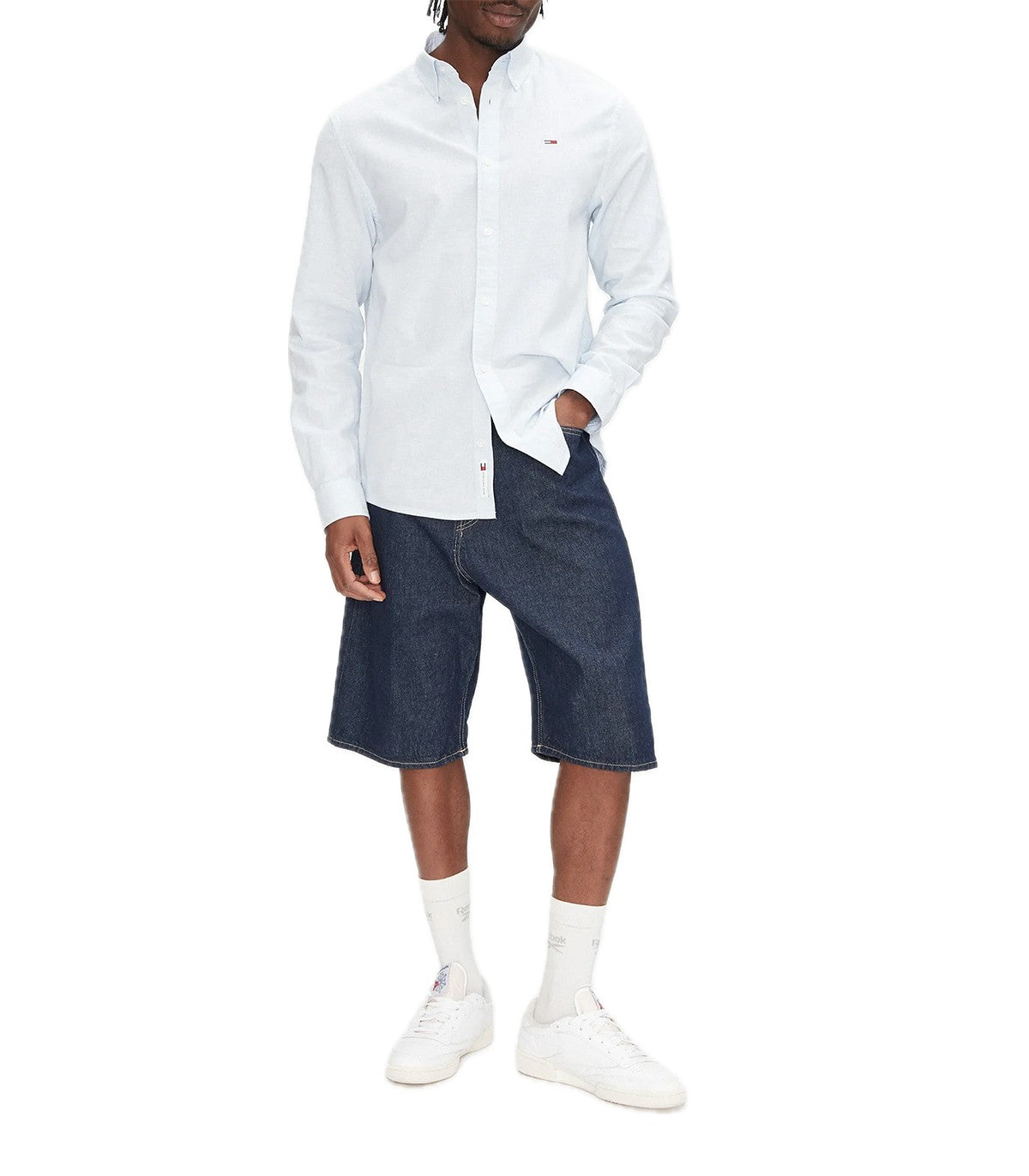 Camicia misto lino Uomo Tommy Jeans