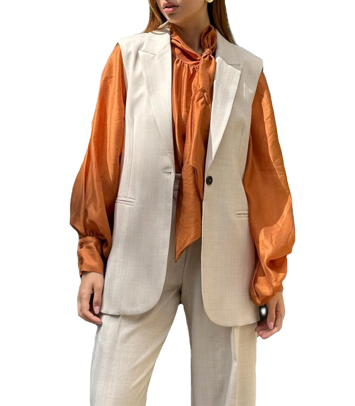 Gilet laminato Donna Vicolo