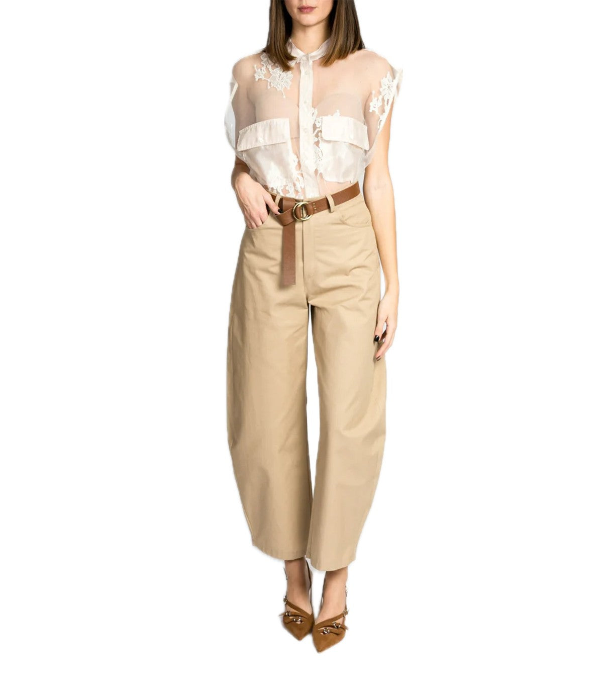 Pantaloni Balloon con cinta Vicolo