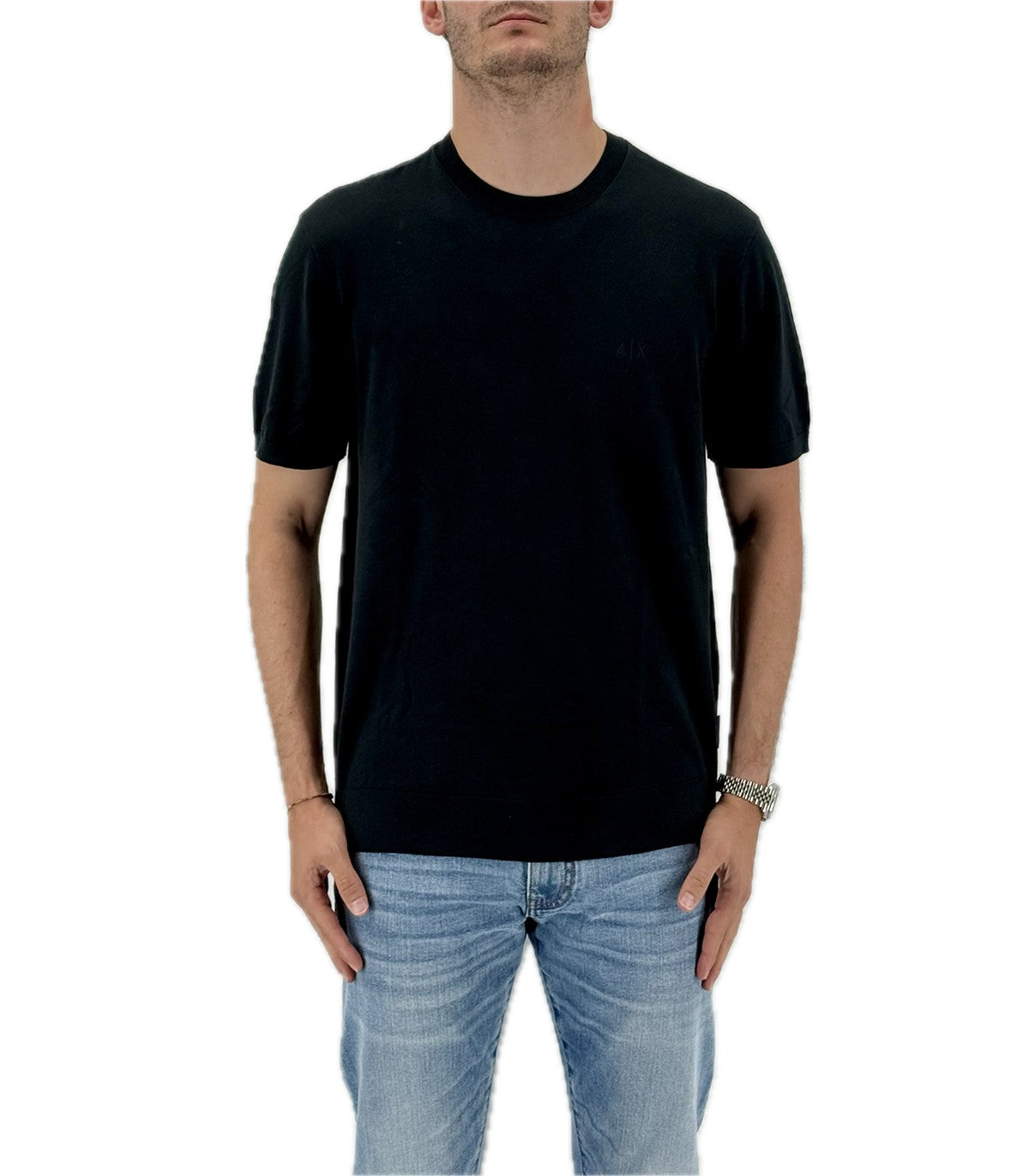 T-shirt in maglia Uomo Armani Exchange