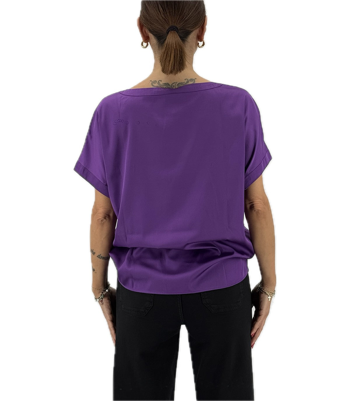 Blusa in raso Emme Marella Klausen