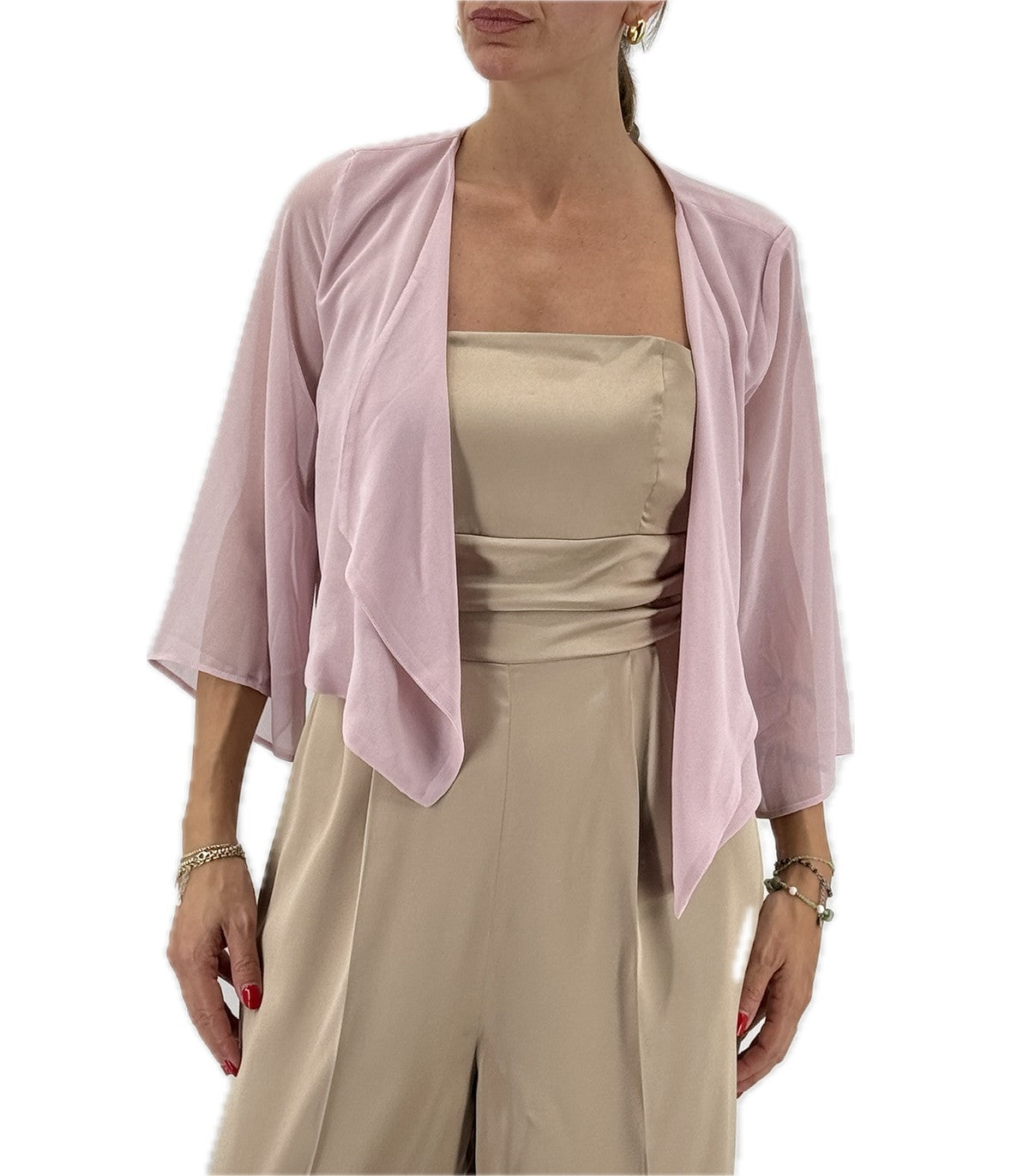 Coprispalle in georgette Emme Marella C2
