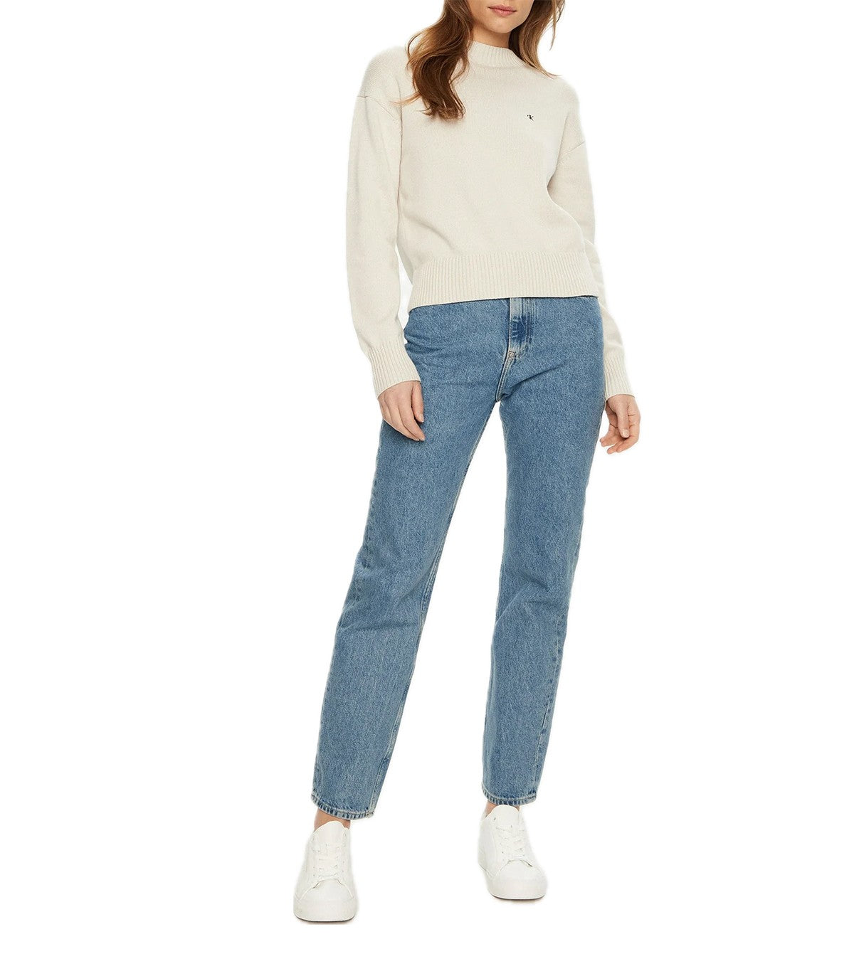 Jeans vita alta straight fit Calvin Klen