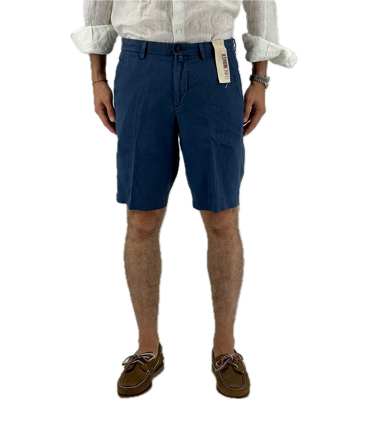 Bermuda lino Uomo Borghese