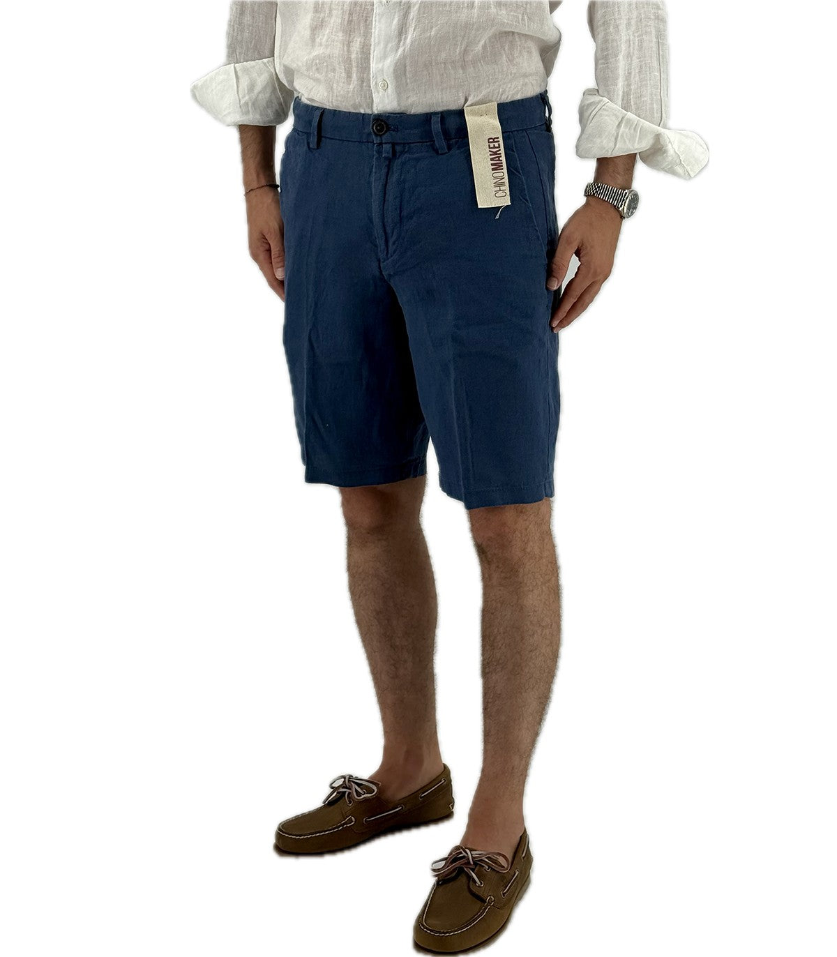 Bermuda lino Uomo Borghese