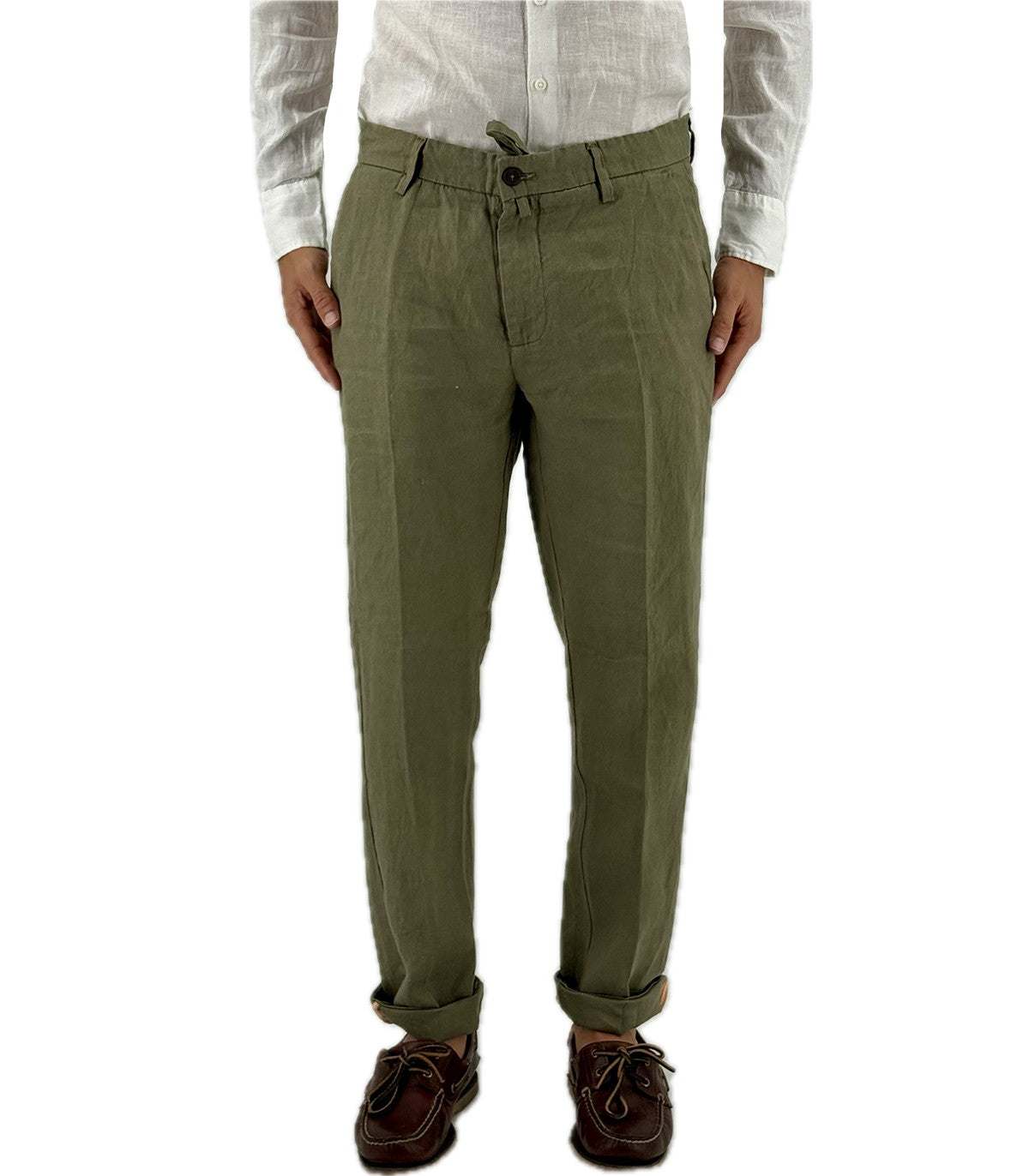 Pantaloni di lino Uomo Manifattura Borge
