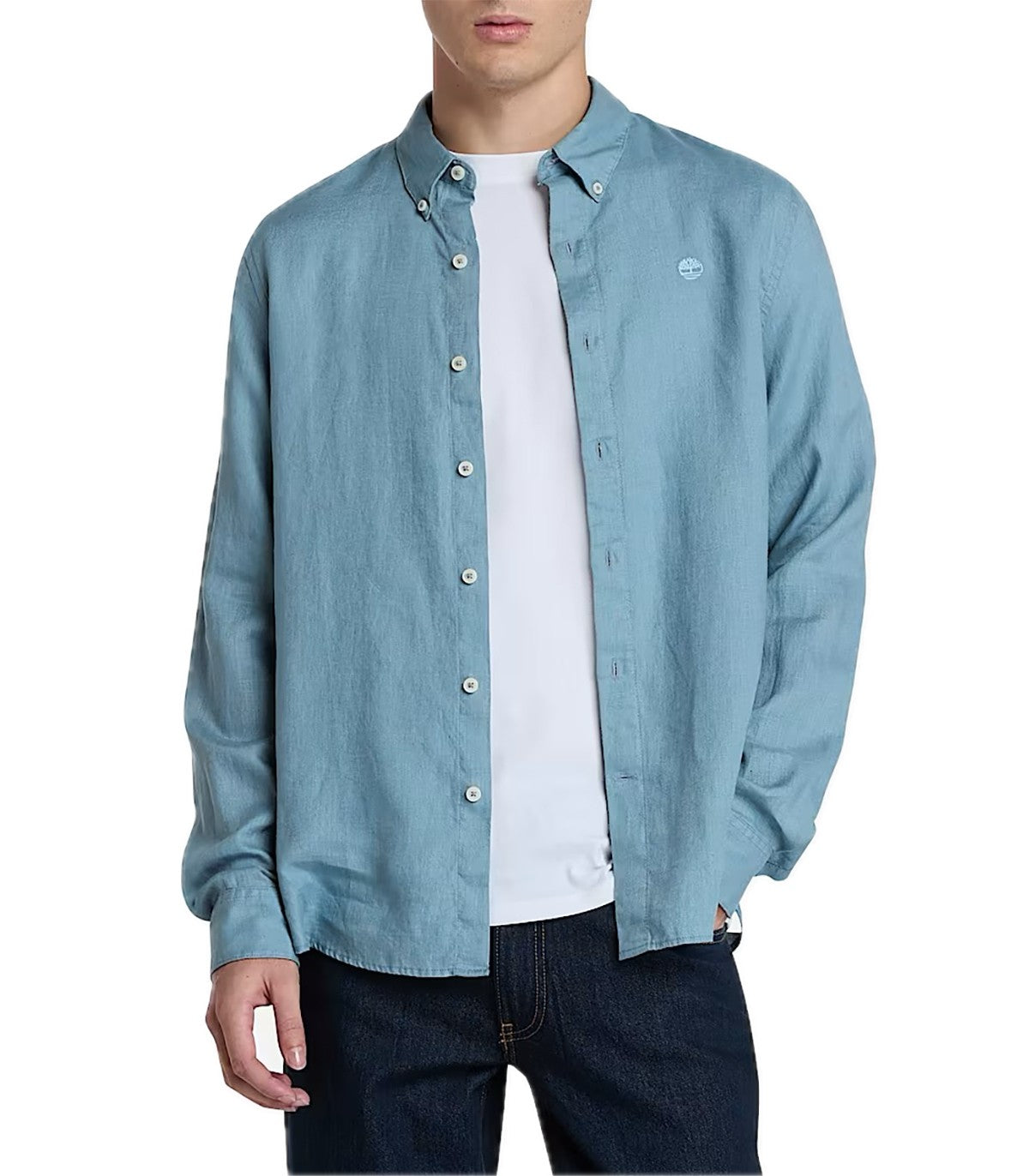 Camicia di lino Uomo Timberland Mill Bl