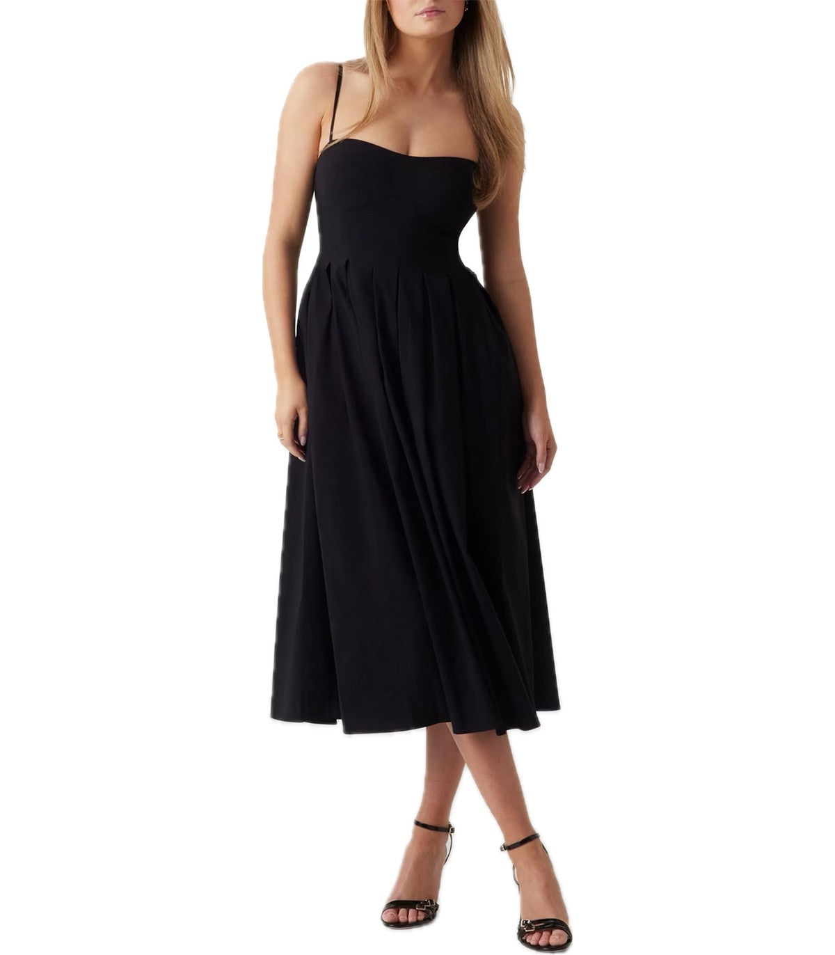 Abito midi plissettato Donna Guess