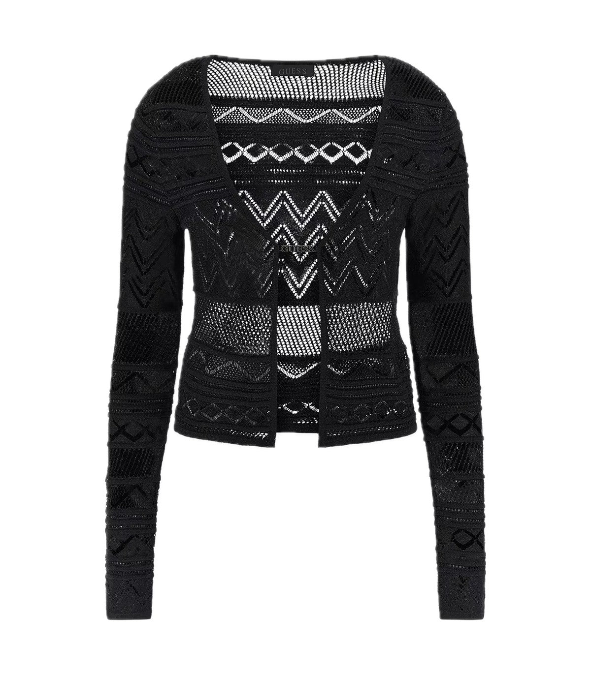 Cardigan in maglia traforata Donna Guess