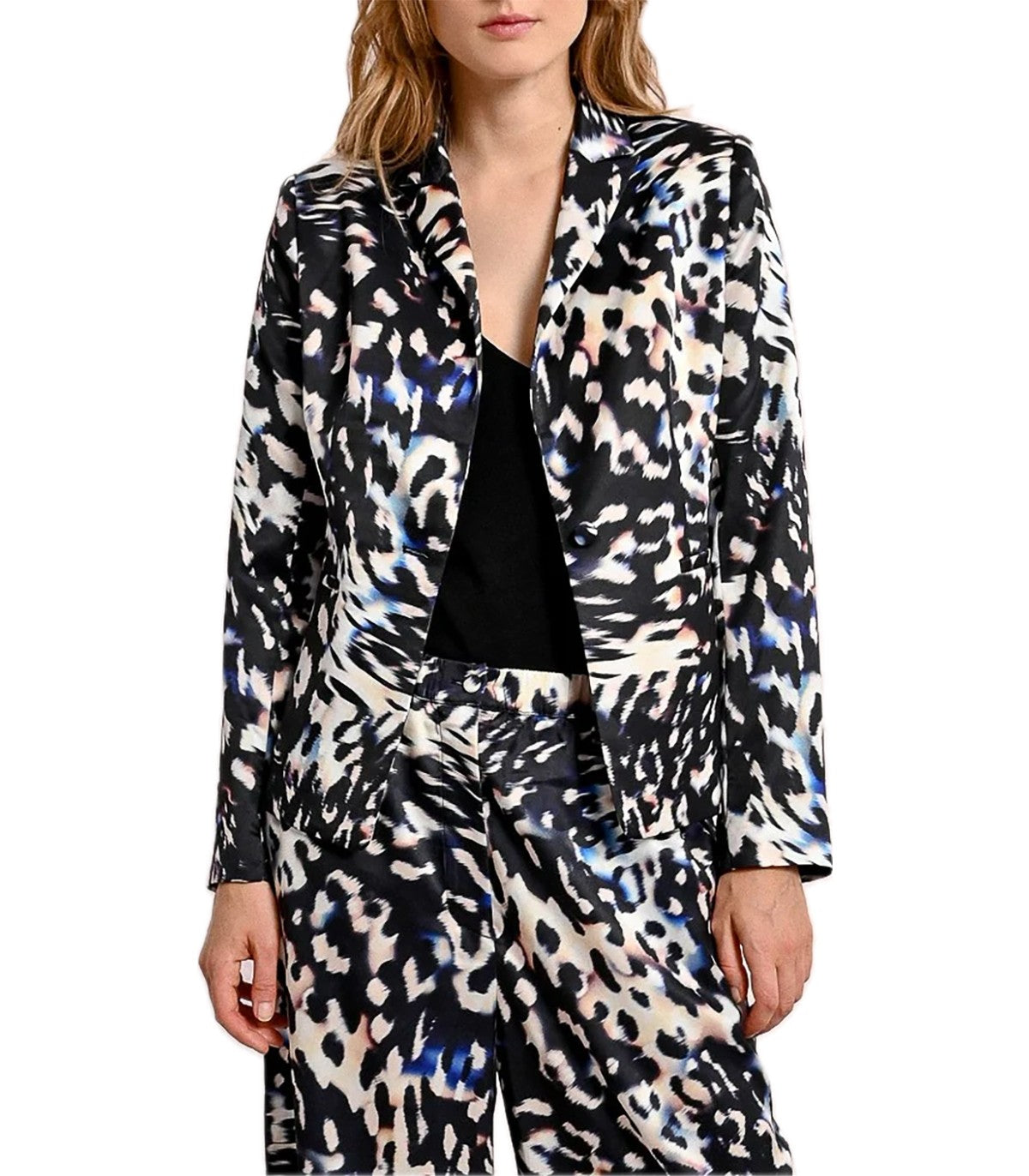 Blazer corto con stampa Molly B