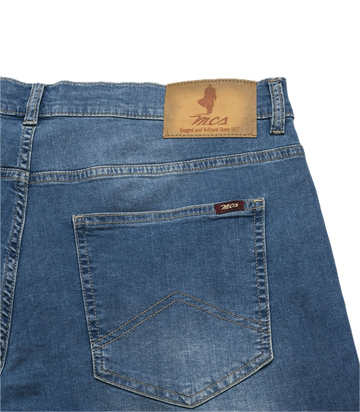 Jeans in chambray Uomo MCS