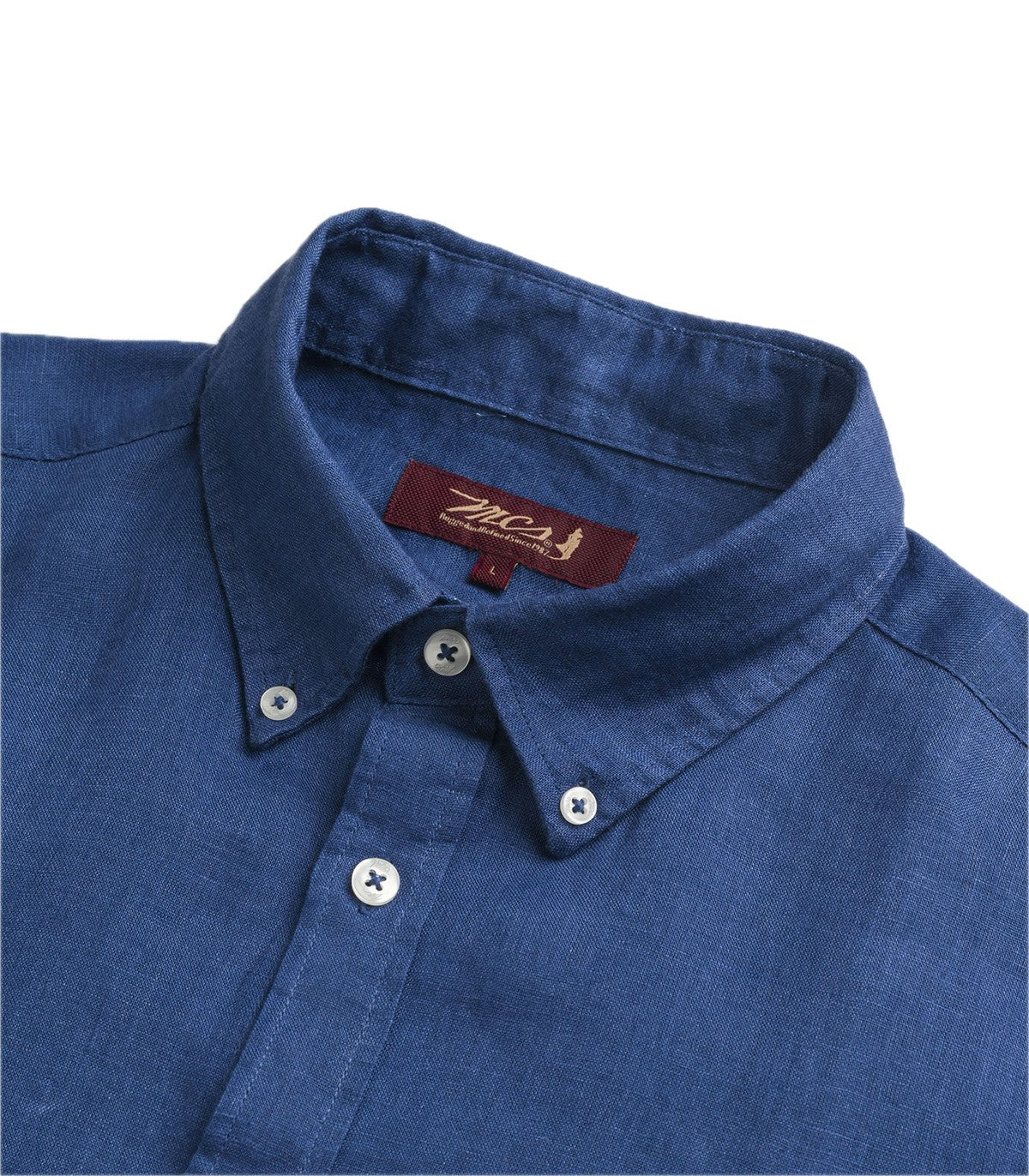 Camicia di lino Button down MCS