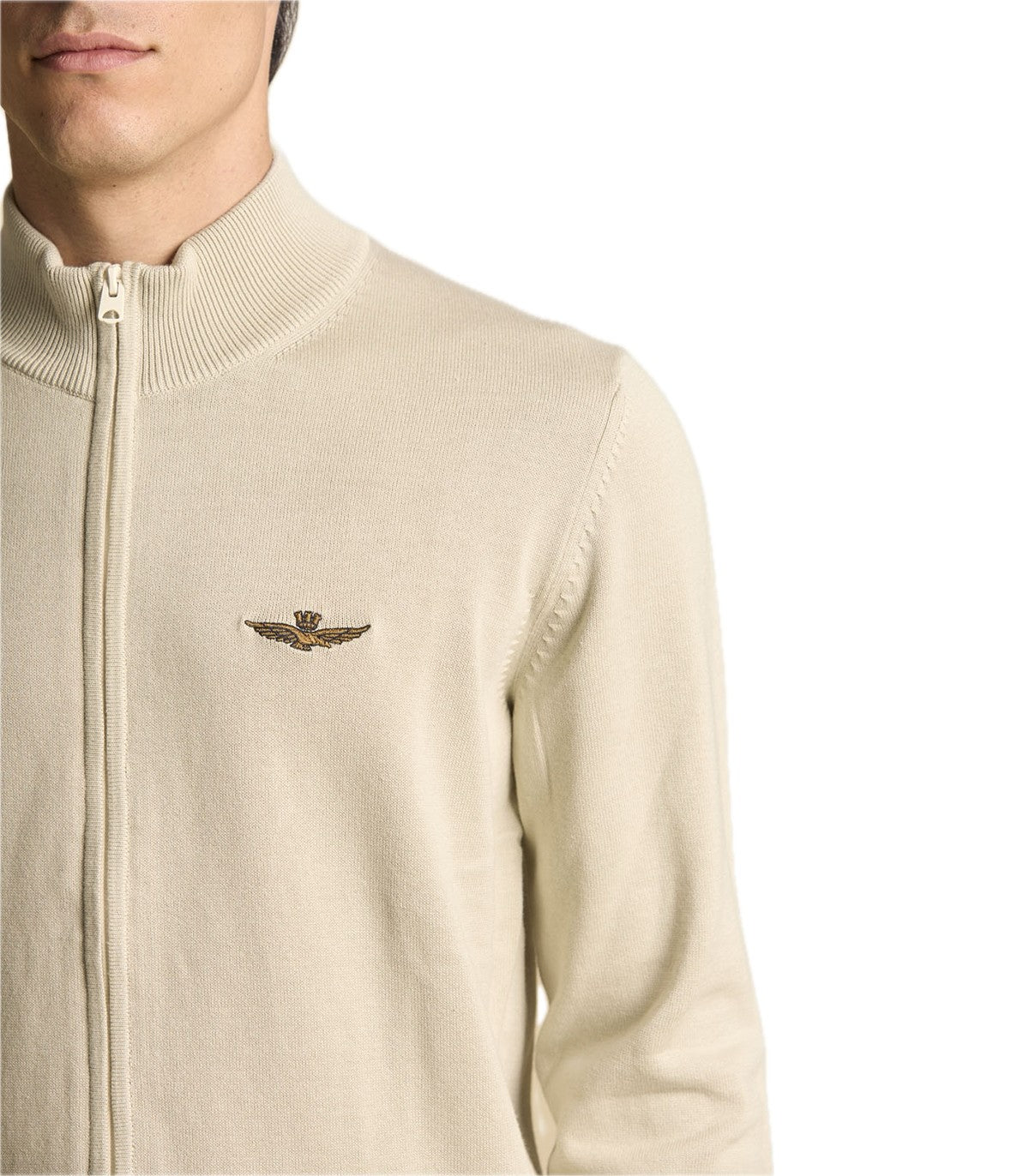 Cardigan full zip Uomo Aeronautica Mi