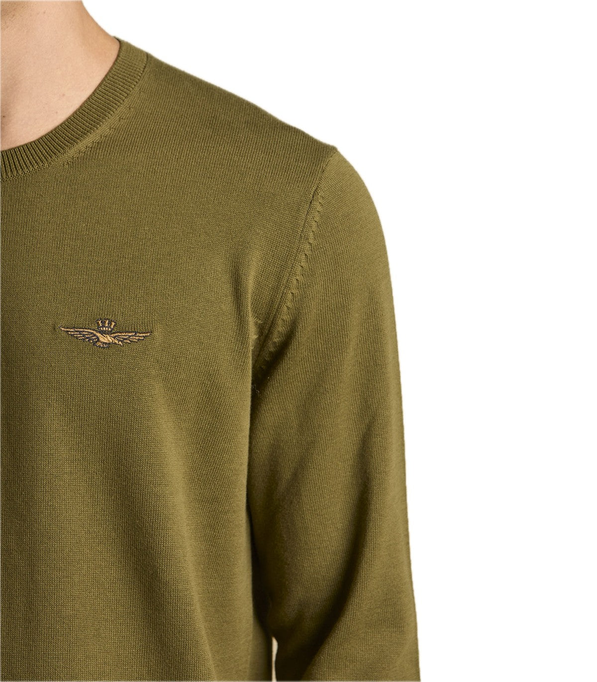Maglia girocollo Uomo Aeronautica Mili