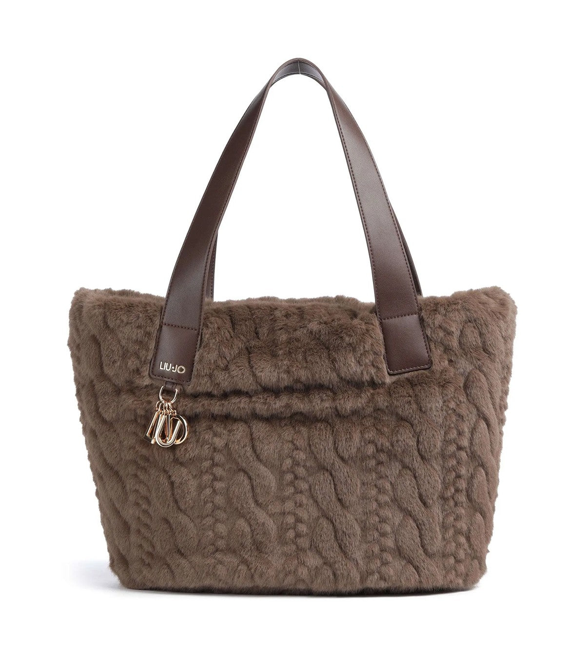 Borsa hobo grande in pelliccia Liu Jo