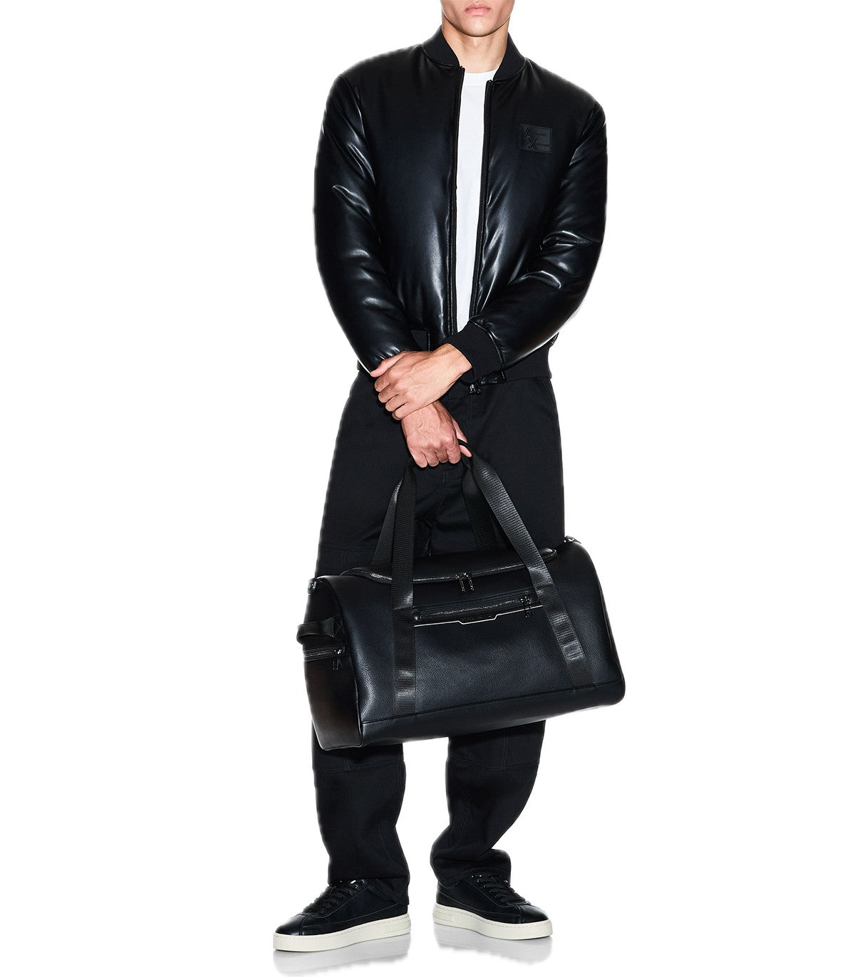 Giubbotto di pelle Uomo Armani Exchange