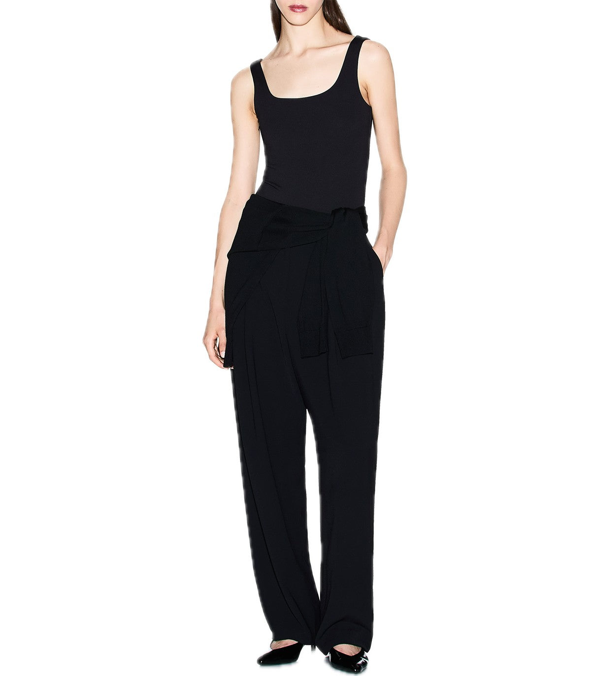 Pantaloni in twill Donna Armani Exchang