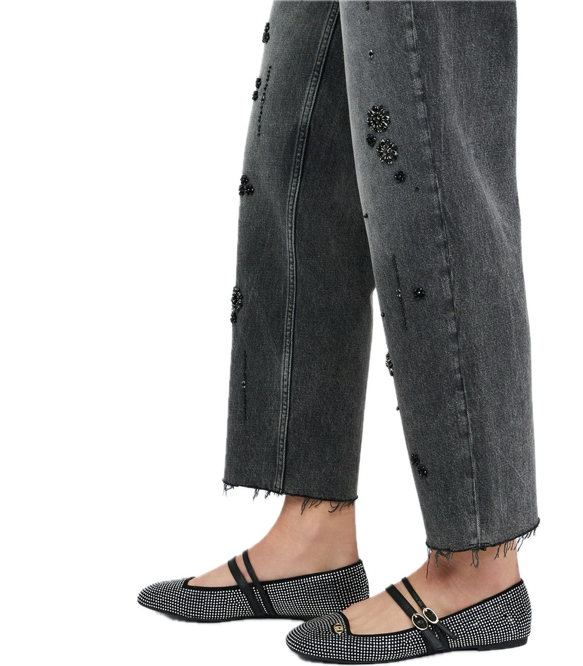 Jeans straight con strass Liu Jo